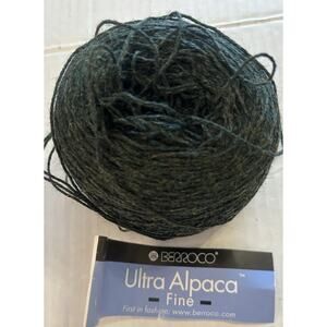 Berroco Ultra Alpaca Fine yarn #1277 Green Wool Alpaca Nylon Blend Peruvian Yarn